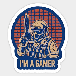 Gamer Nation: I'm a Gamer Sticker